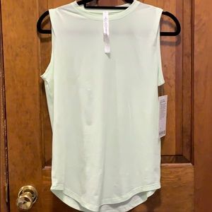 NWT Lululemon mint green muscle tank size 2
